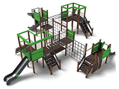 Игровой комплекс Геометрия Н-900,1200 и 2000 ДИО 09040