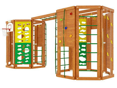 Спортивный игровой комплекс Двойной Воркаут