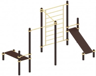 Спорткомплекс для улицы TORUDA Змейка 63