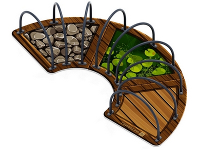 Уличный переносной лаз Ручеек Амнис 6 переносной