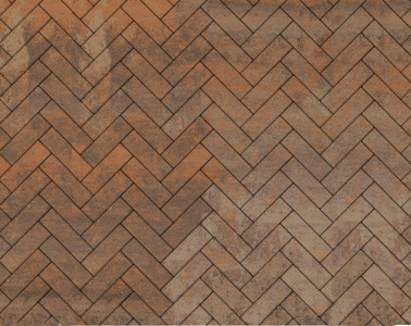 Тротуарная плитка Паркет Стандарт (1 м2) с укладкой 60мм