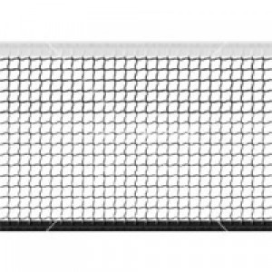 Сетка большой теннис Д=3,0мм яч 40*40 мм цв. Бел Раз. 1,07*12,8 м обш. с 4-х ст. верх лента 5 см ПП