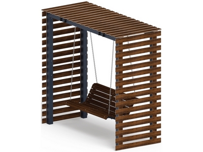 Пергола с диваном Гармония уюта-6 (без поликарбоната)