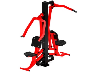 Уличный тренажер Тяга верхняя+Жим от груди Тренировка 1