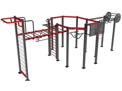 Готовая спортивная площадка для улицы 007