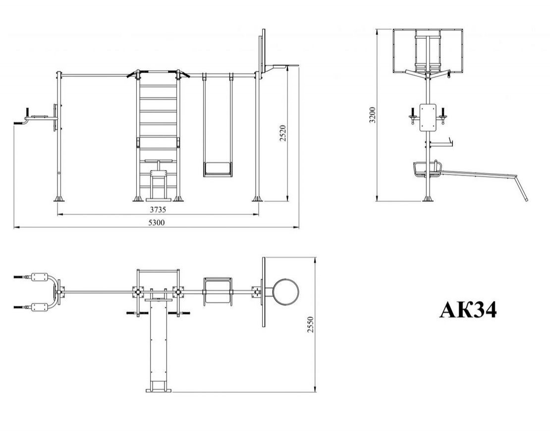 Атлетический комплекс  АК34 1