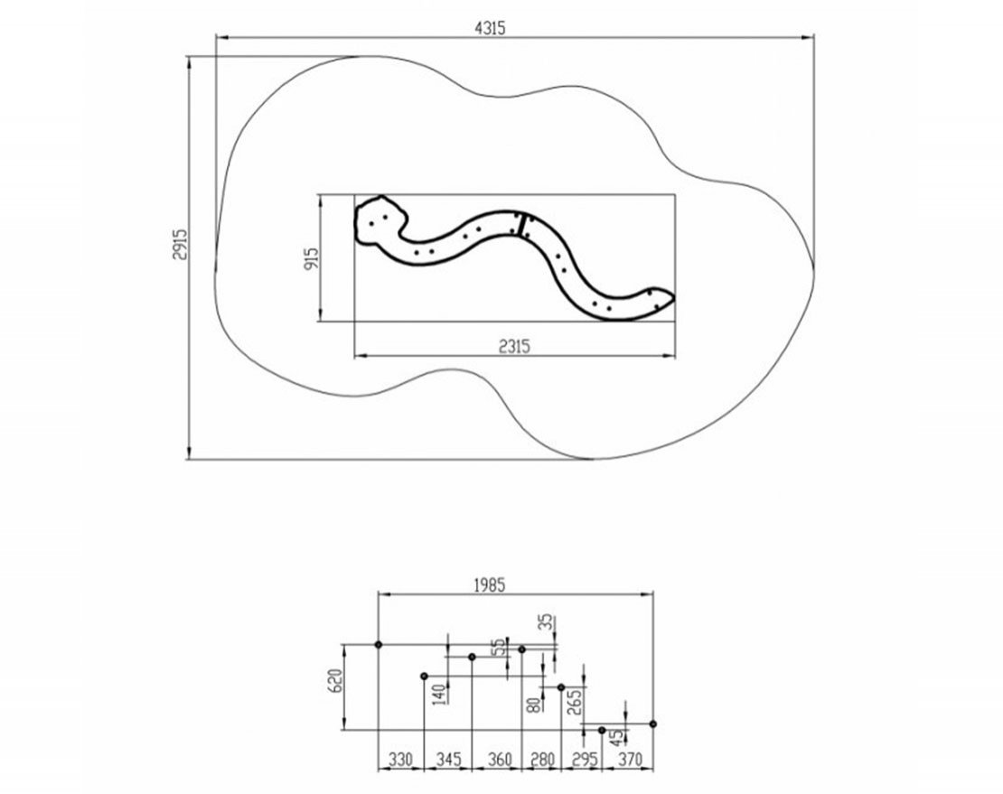 Бум Зеленый червячок - вид 2