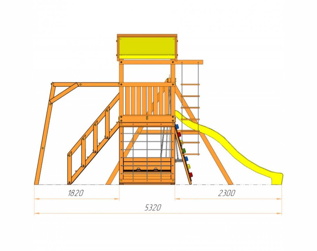 Детский игровой комплекс TORUDA GARDEN Евпатория - вид 2