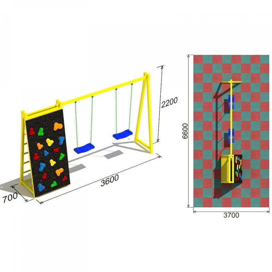 ДСК Качели Спорт 2.1 - вид 2