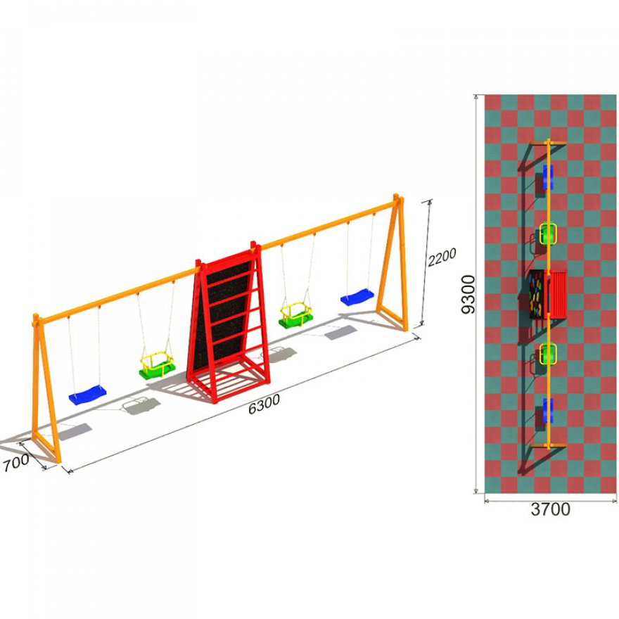 ДСК Качели Спорт 6.2 - вид 2