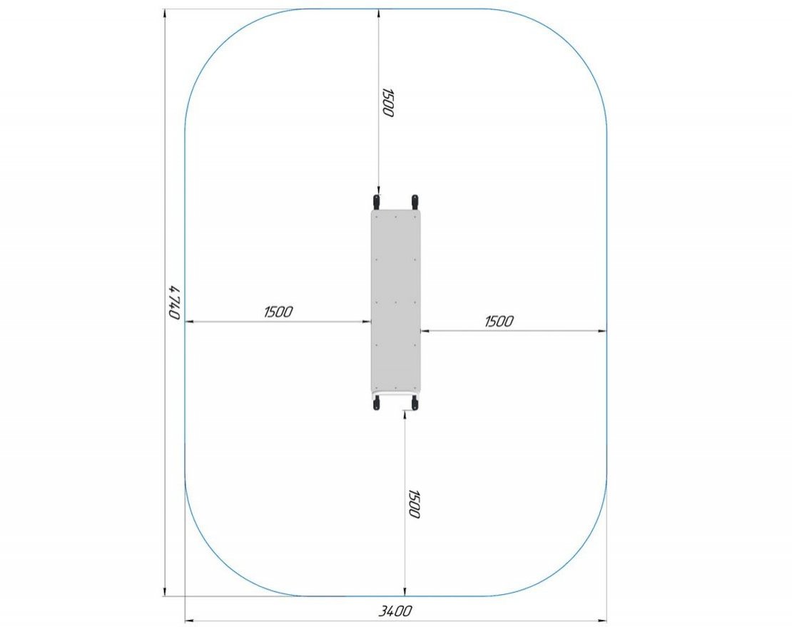 Скамейка гимнастическая для улицы Платформа мастерства - вид 1