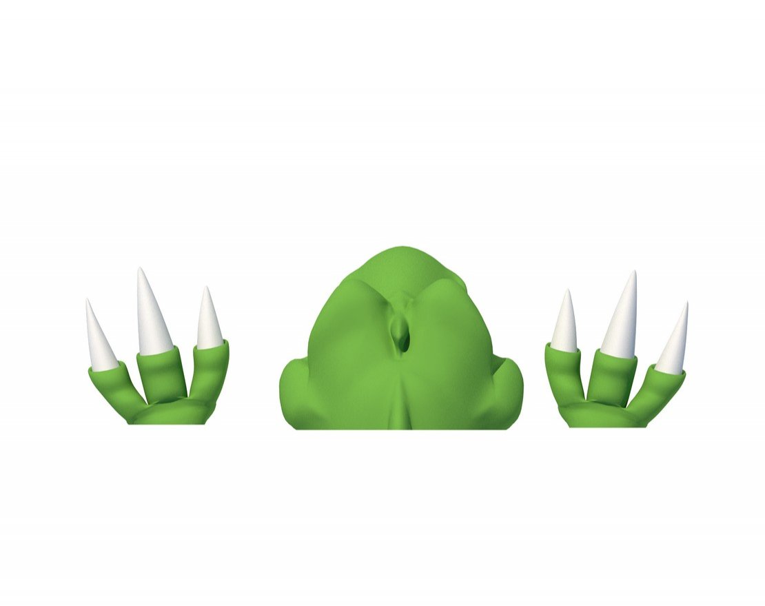 Голова Дино 3D-фигура - вид 16