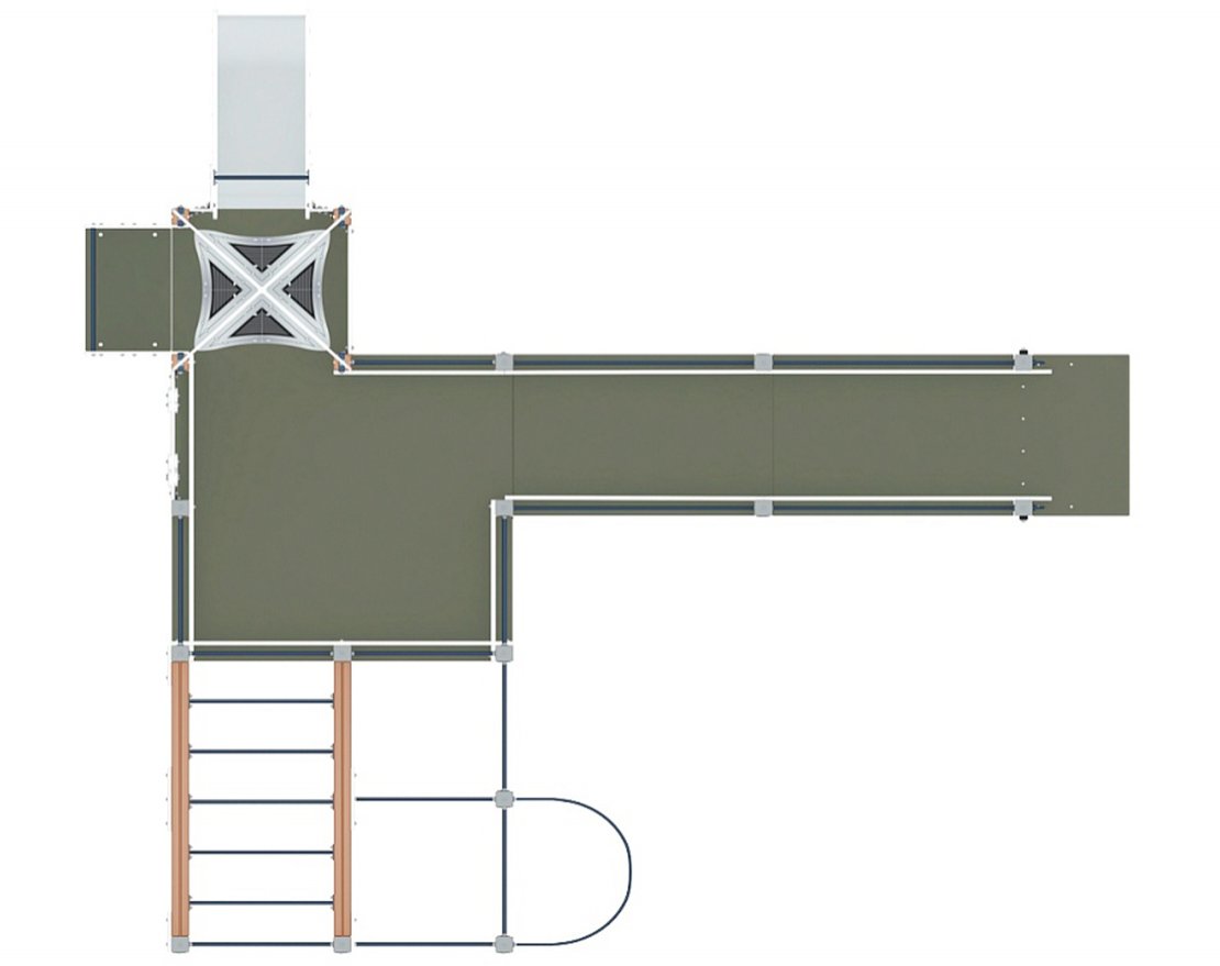 Горка Лунная база-4 h=750 - вид 2