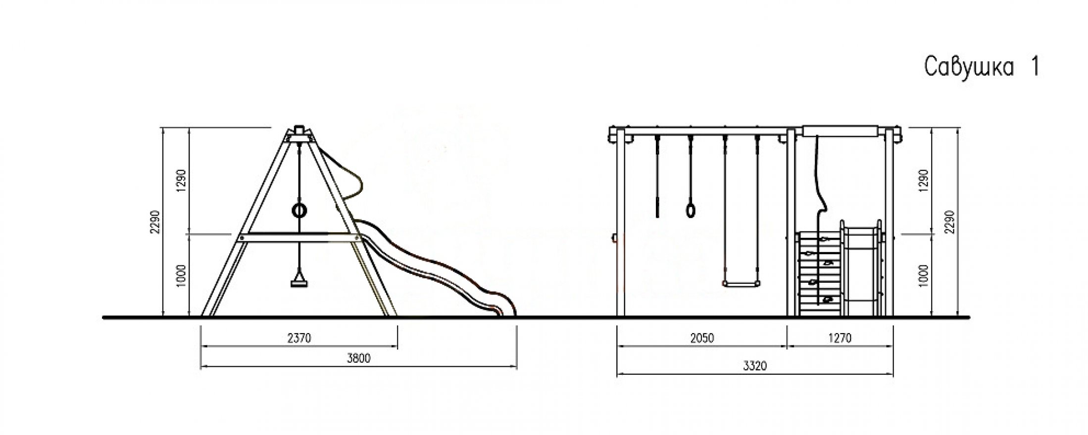 Игровая площадка Савушка 1