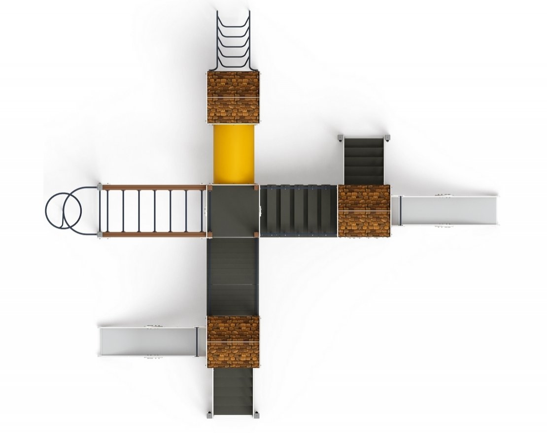 Уличный ДСК Эко-город приключений-6 - вид 4