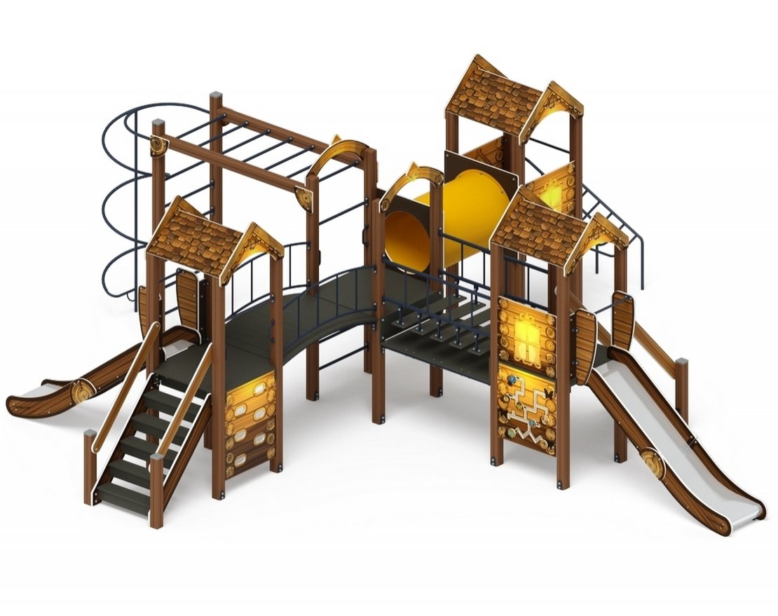 Уличный ДСК Эко-город приключений-6 - вид 1