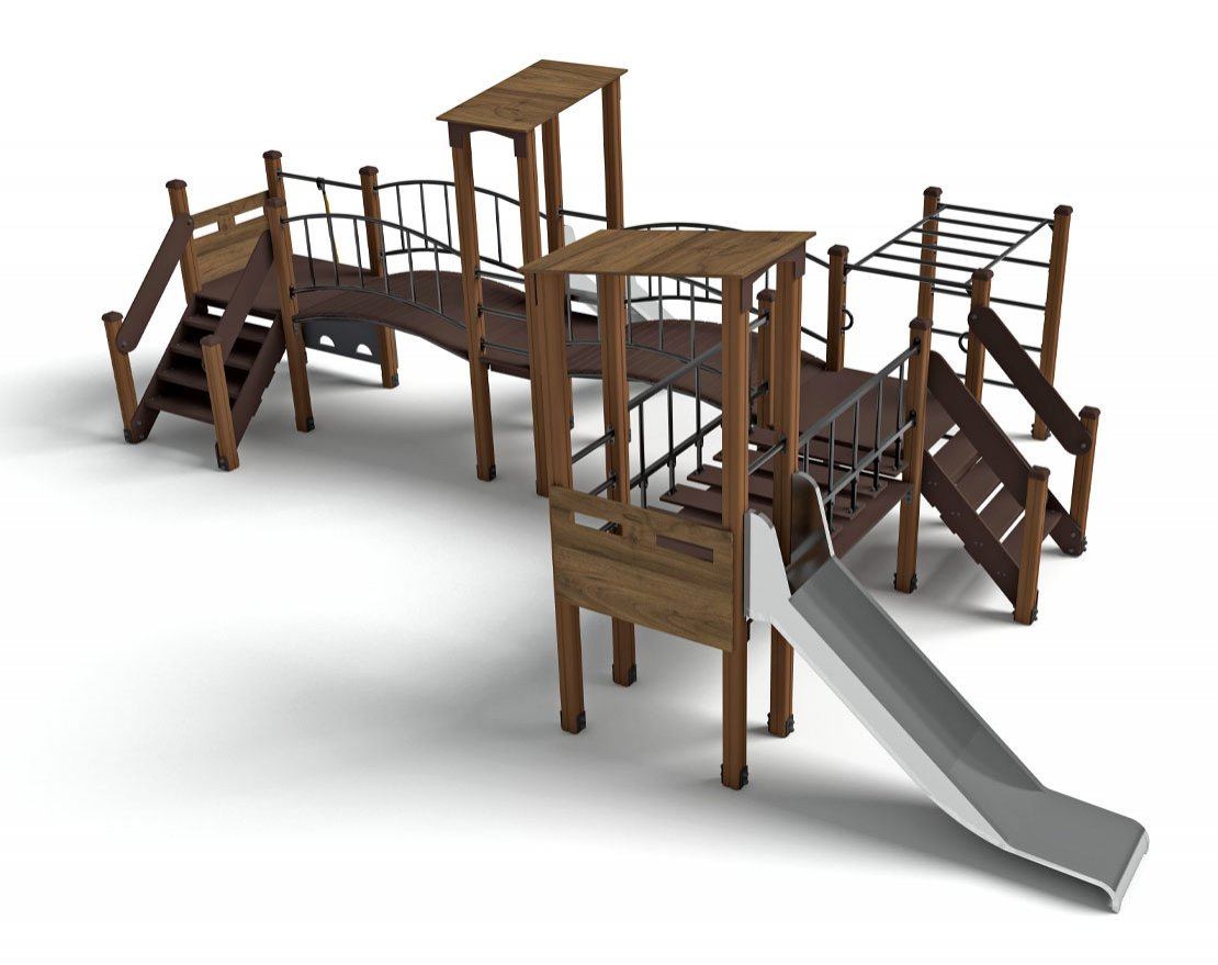 Уличный ДСК Миндаль горка Н-1000 ДИО 10012 - вид 2