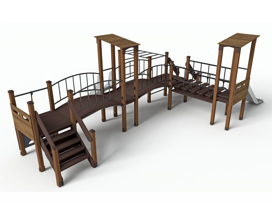 Уличный ДСК Миндаль горка Н-1000 ДИО 10012 - вид 1