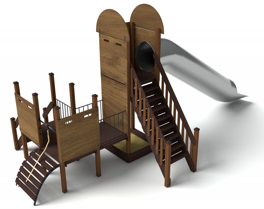 Уличный ДСК Миндаль горка Н-2000 ДИО 10011 - вид 1