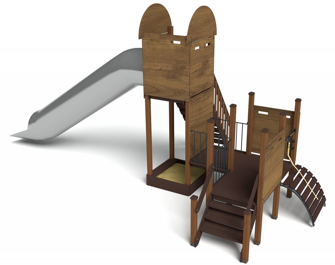 Уличный ДСК Миндаль горка Н-2000 ДИО 10011 - вид 2