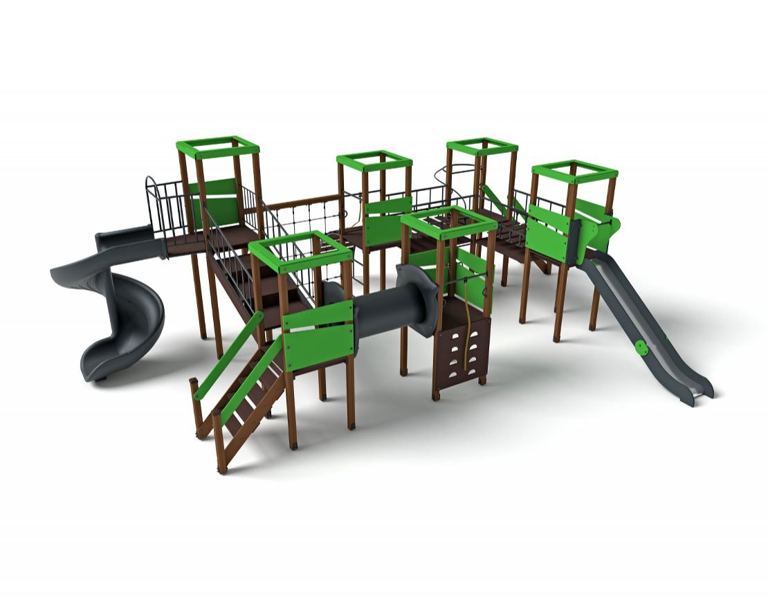 Игровой комплекс Геометрия Н-1500 и 2000 ДИО 09080 - вид 4