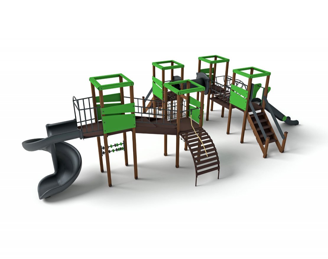 Игровой комплекс Геометрия Н-1500 и Н-2000 ДИО 09070 - вид 4