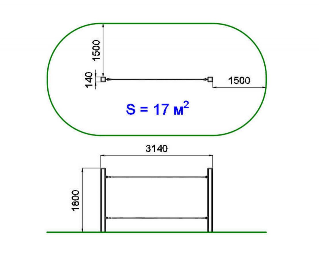 Лаз  Канатный мостик 891.01