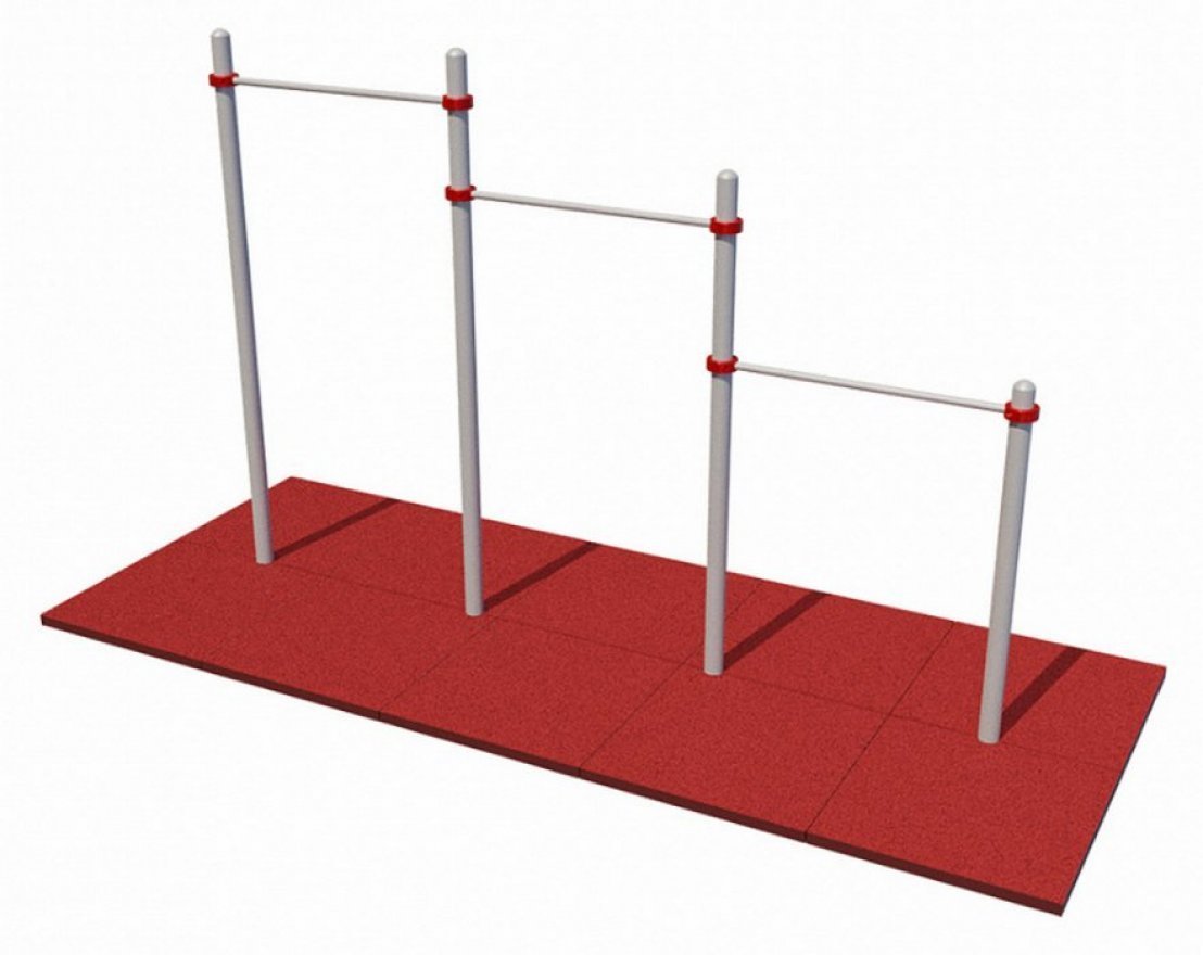 Перекладины стационарные разноуровневые YSK-7.1286 - вид 2