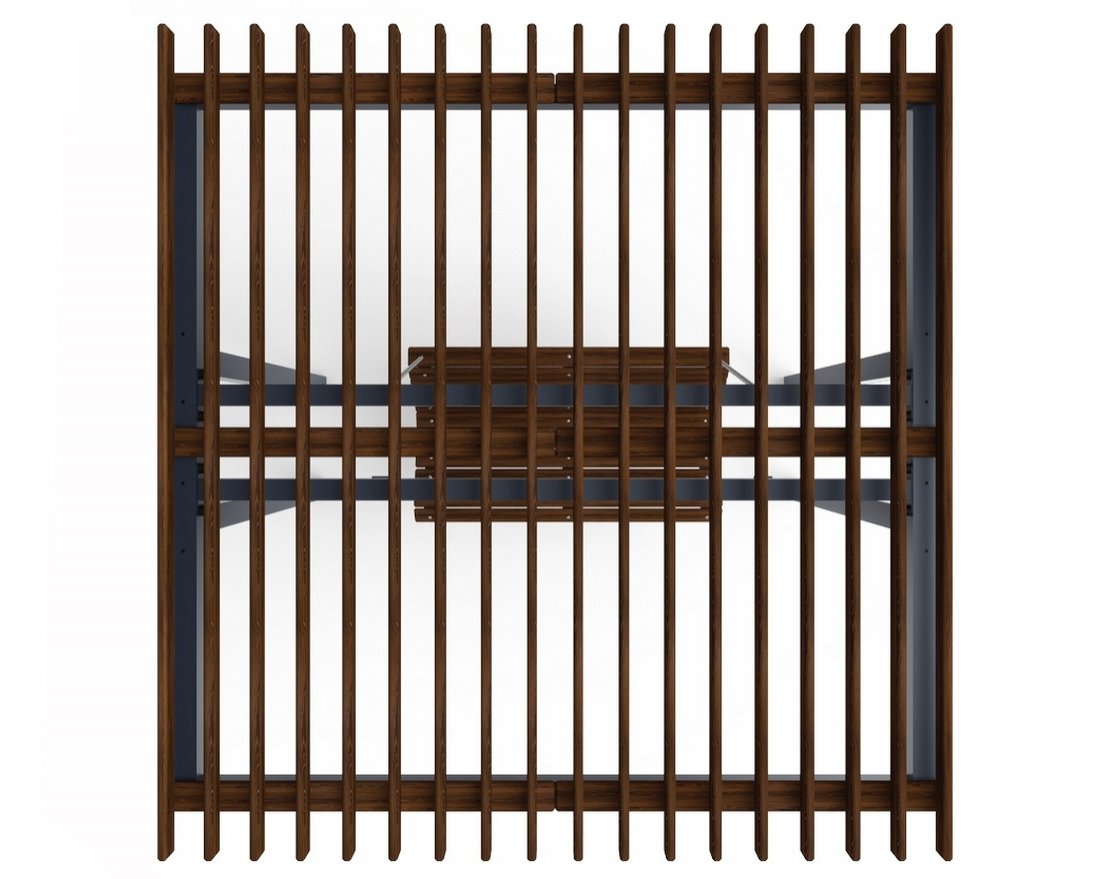 Пергола Рэст с диваном (без поликарбоната) - вид 3