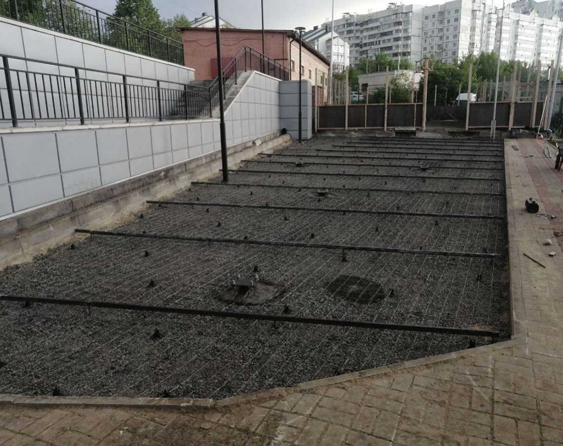 Подготовка твёрдого бетонного основания - вид 7