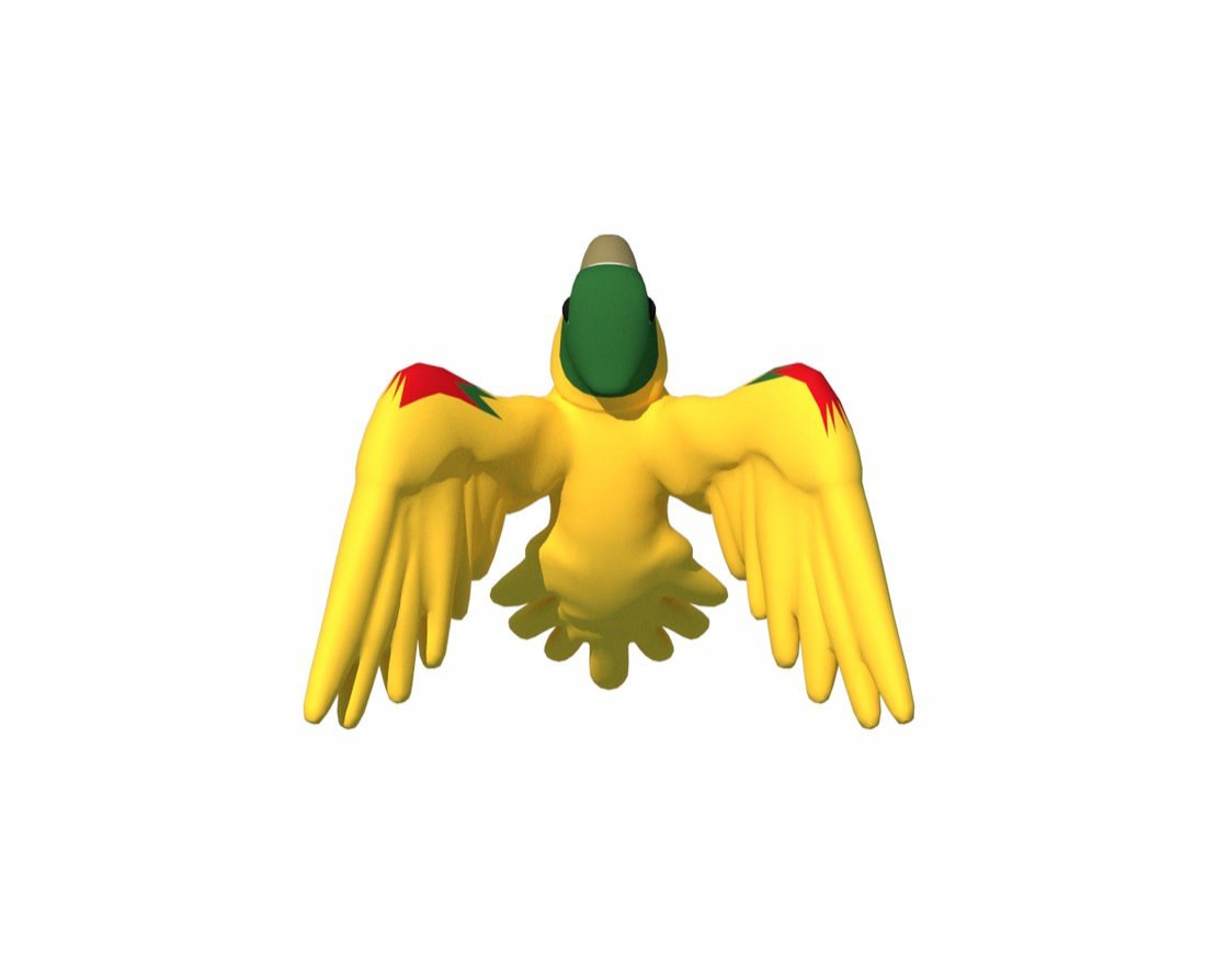 Попугай 3D-фигура - вид 13