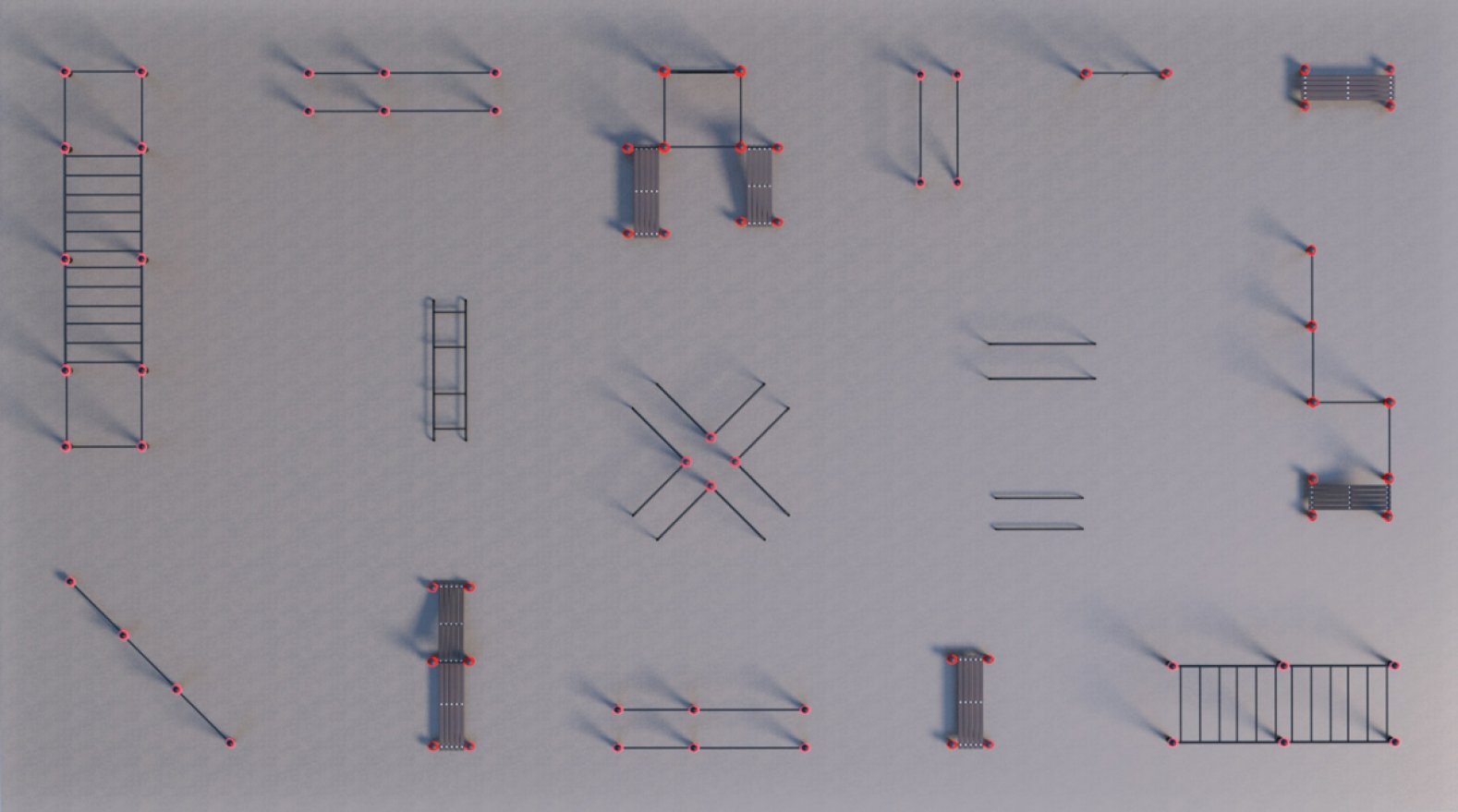 Оборудование для воркаута для Воркаут и ГТО 4-3 (25 x 14 м) - вид 2