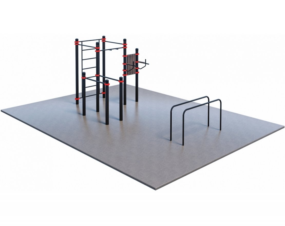 Проект Воркаут и ГТО для коттеджа 1-5 (8 х 6 м) - вид 2