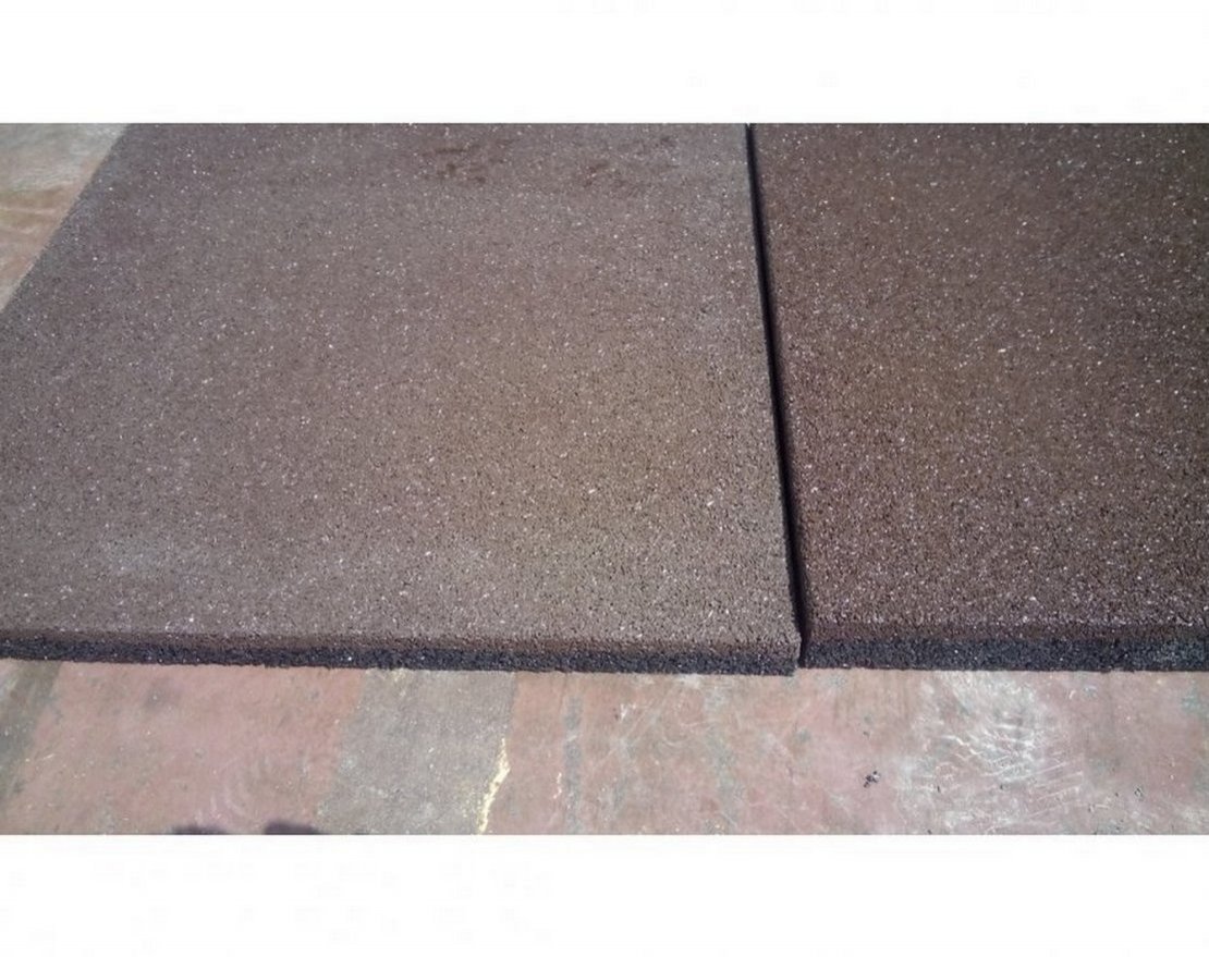 Резиновая плитка 500x500 (П) для сыпучей поверхности - вид 8