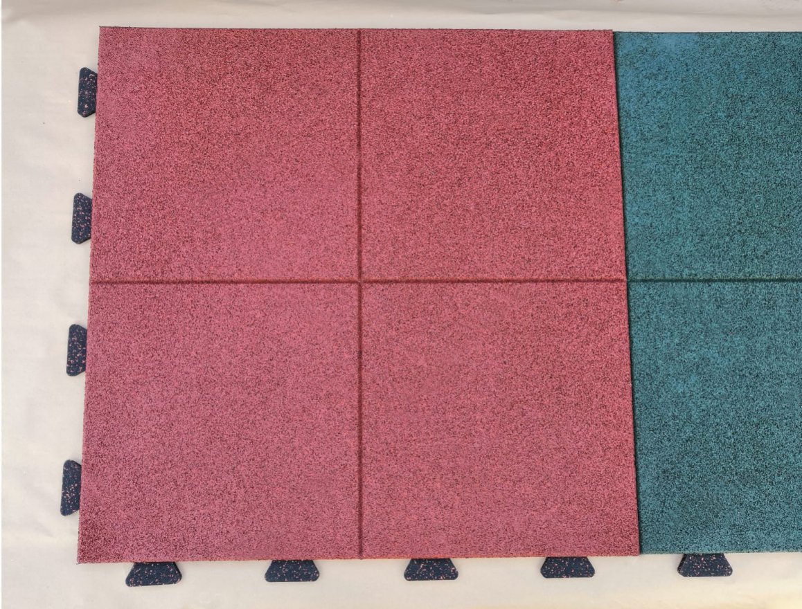 Резиновая плитка Gym 1000х1000 (20-60 мм) со скрытыми замками - вид 2