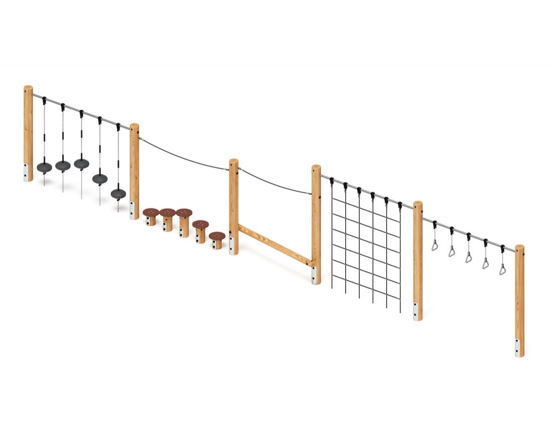 Спорткомплекс для улицы Крепыш 5 (Лиственница) - вид 2