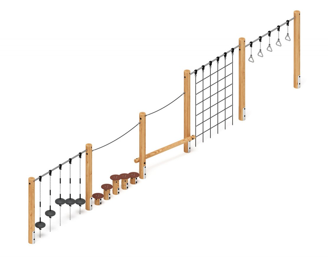 Спорткомплекс для улицы Крепыш 5 (Лиственница) - вид 2