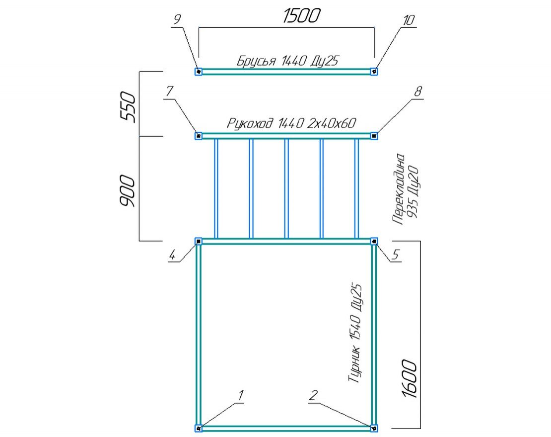 Спортивный комплекс Workout w08.16 с гнездом - вид 2