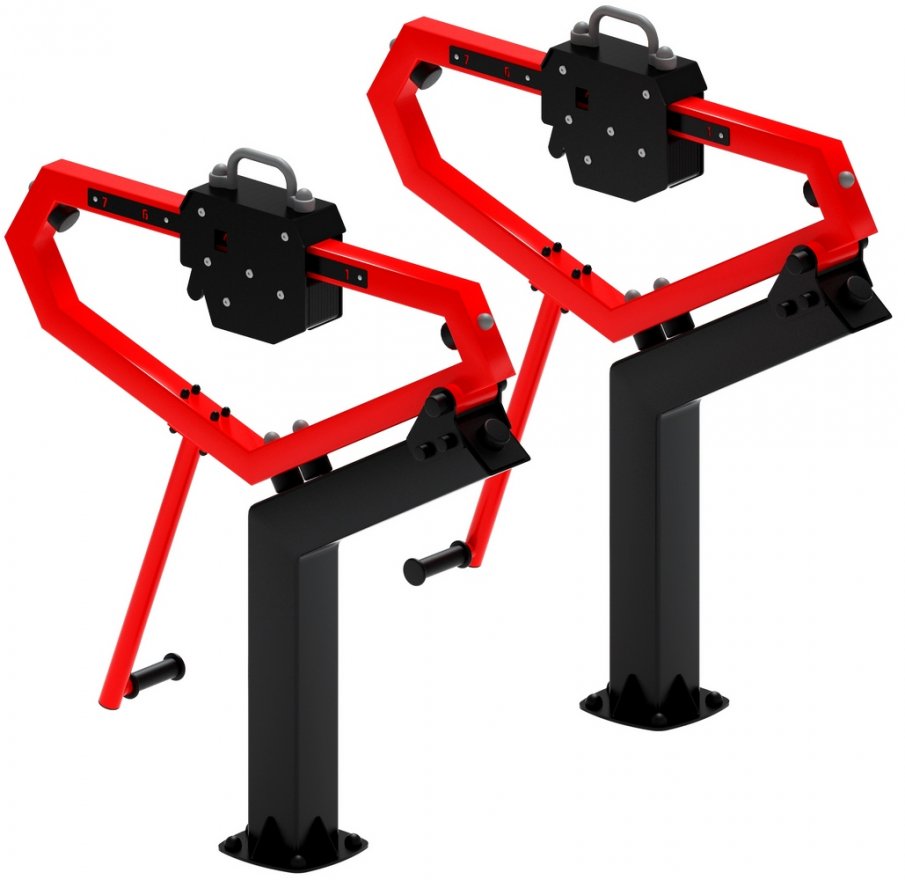 Уличный тренажер Приседания Тренинг 17 - вид 3