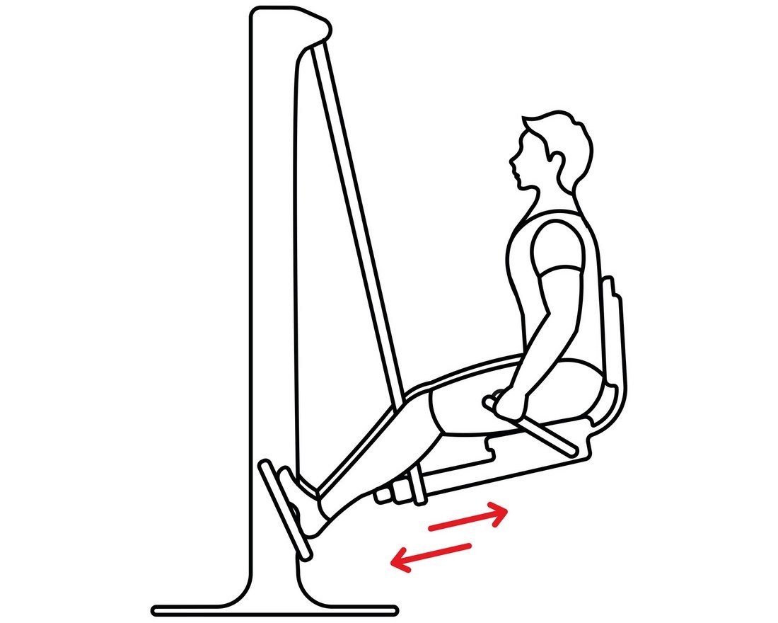 Уличный тренажер Лэг пауэр 1 - вид 2