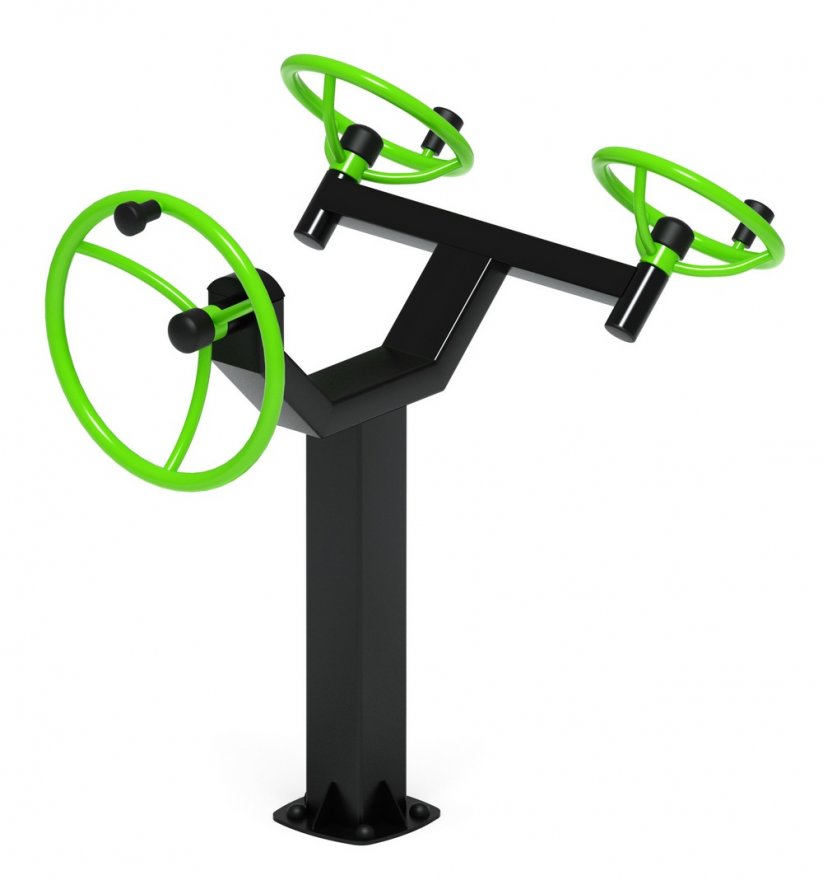 Тренажер для улицы Рули Тренировка 10 (положение сидя) - вид 1