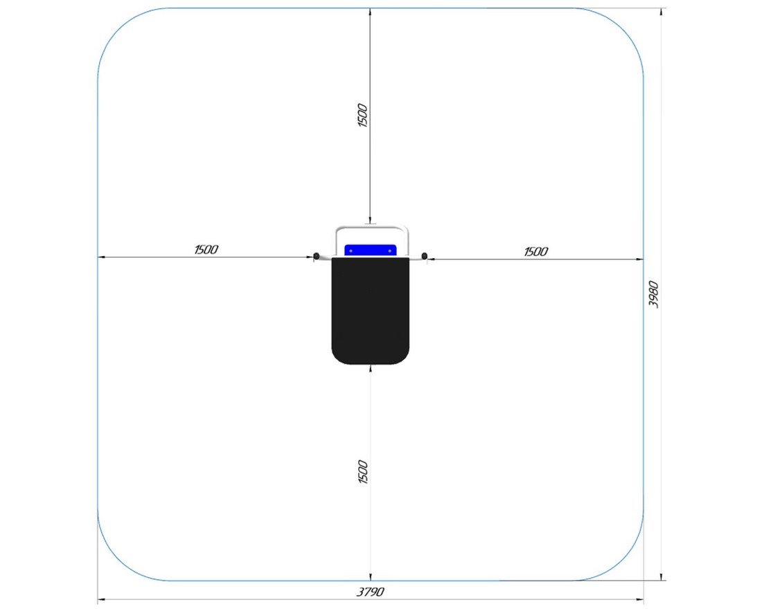 Уличный тренажер Фит бенч - вид 2