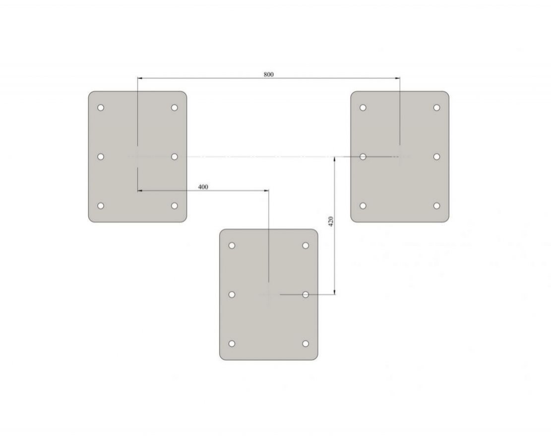 Уличный тренажер TORUDA Становая тяга 3