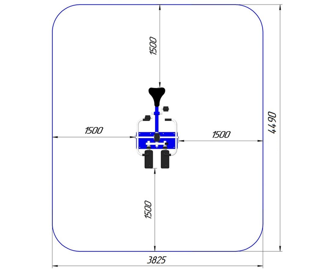 Уличный тренажер Тотал фит - вид 2