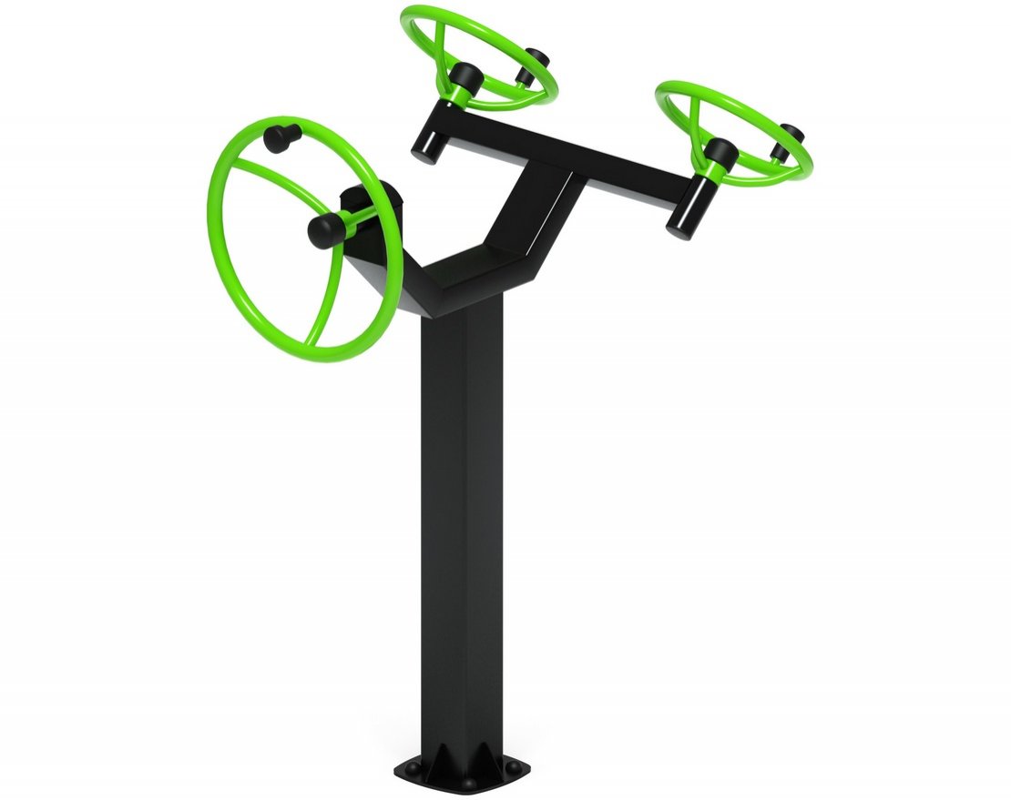 Тренажер для улицы Рули Тренировка 6 - вид 1