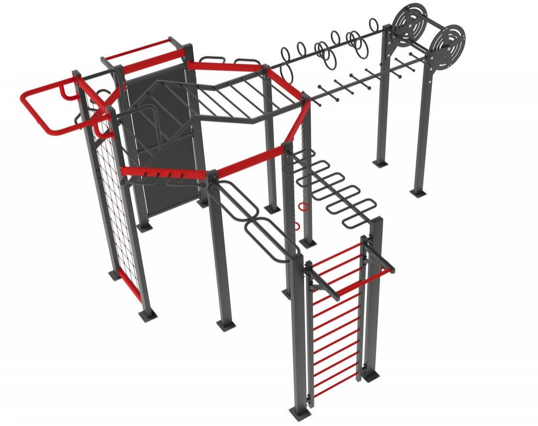 Готовая спортивная площадка для улицы 006 - вид 2