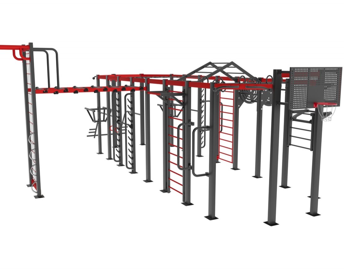 Готовая спортивная площадка для улицы 010 - вид 2