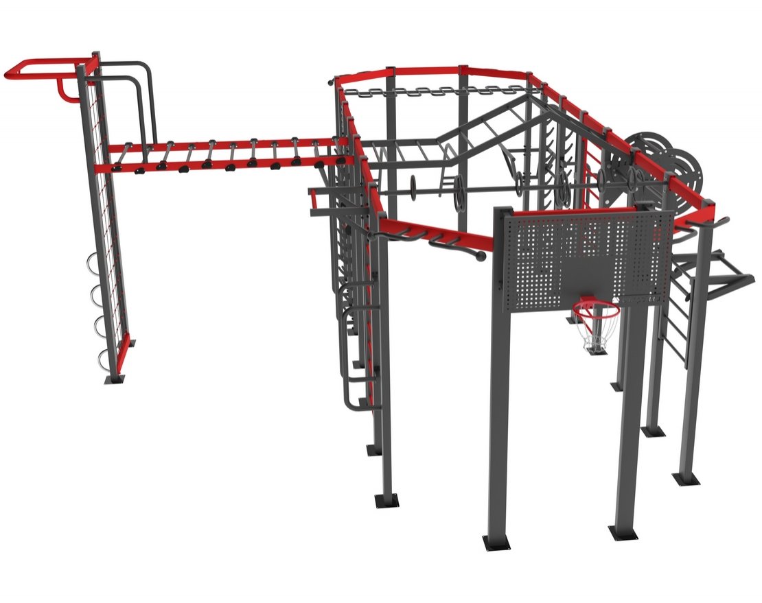 Готовая спортивная площадка для улицы 010 - вид 2