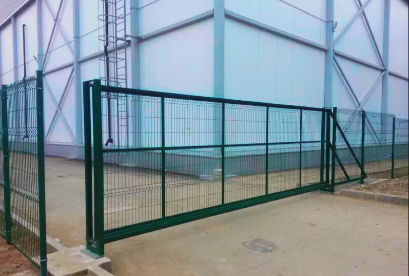 Ворота откатные, Ш6000мм - вид 2